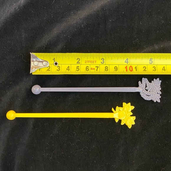 Vintage 60’s-70’s, JAL, Japan Air Lines Stirrer Sticks/Swizzle Stick Yellow Gray - Picture 10 of 10